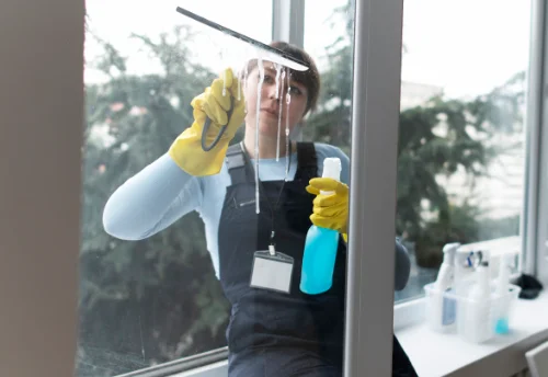 Nettoyage de vitres intérieures et extérieures à Cauvicourt